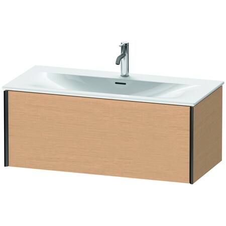 Xviu Wall-Mounted Vanity Unit Brushed Oak